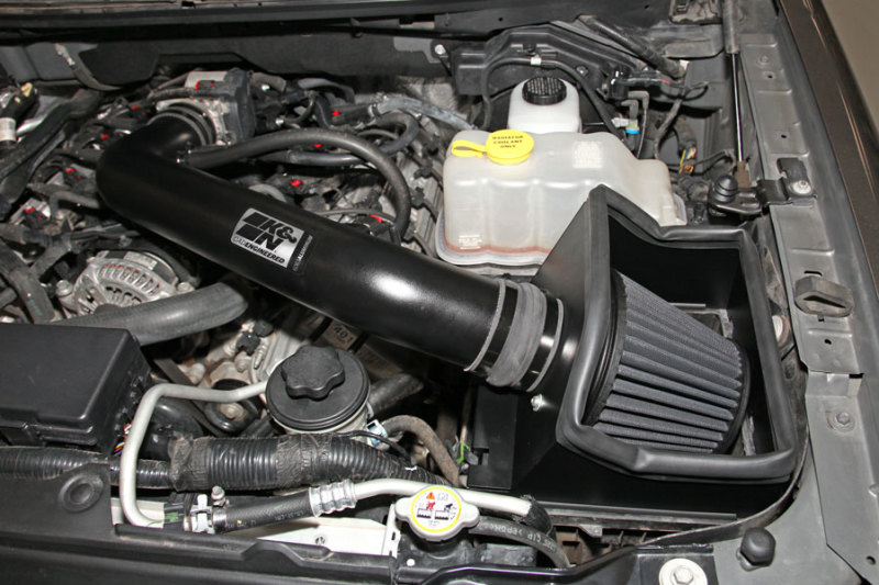 Ford F150 Performance Air Intake - K&N Engineering - Blackhawk Induction - Black - `11-`12